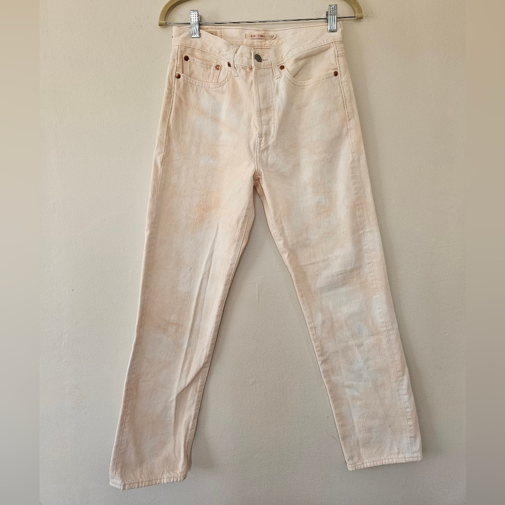 Levi's High-Waist Light Blush Straight Jeans